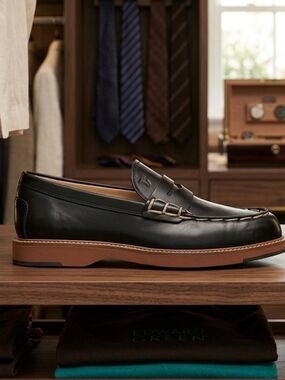 Tod's Black Leather Penny Loafers NWT, 890